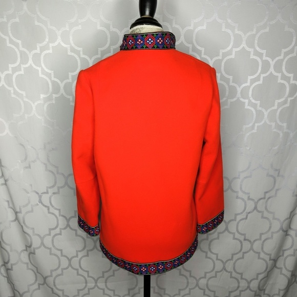 Vtg Danico Model Red Wool Coat - Picture 5 of 8
